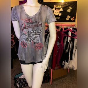 Liberty Wear Free Soul Biker Tee